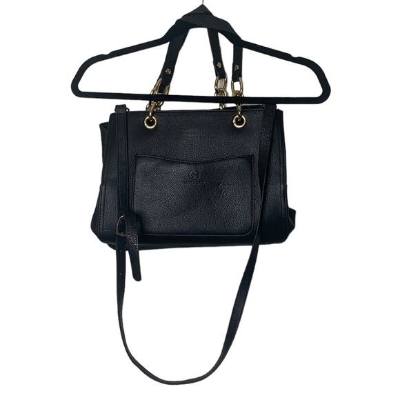 Giani Bernini Handbags - T12 Giani Bernini Black Pebble Leather Crossbody Satchel Options